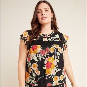 Anthropologie MARTHA MOCK NECK TUNIC DRESS